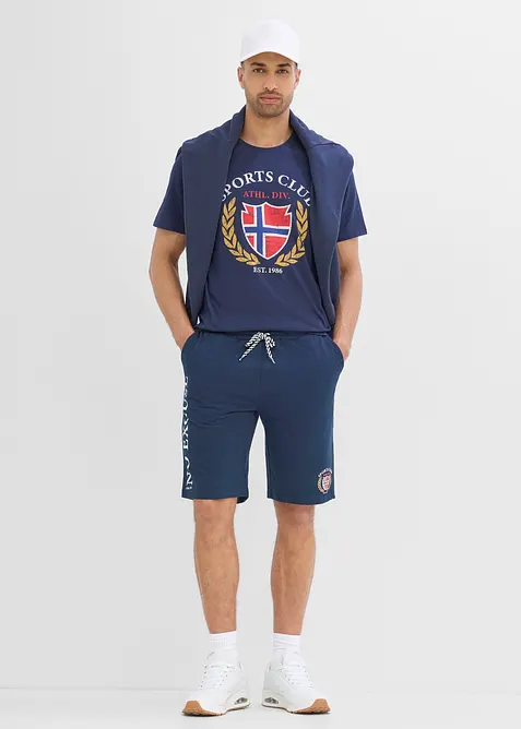 Short sweat 100% coton, bonprix