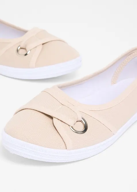 Ballerines en toile de coton, bonprix