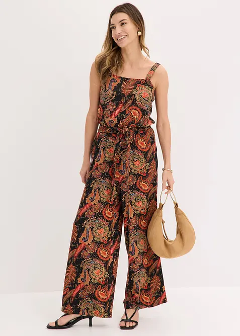 Jersey-Jumpsuit aus softem Viskose-Mix, bonprix
