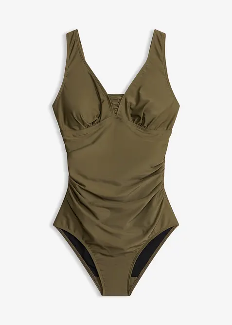 Medium Shape-Badeanzug mit breiten Tr&auml;gern, bonprix