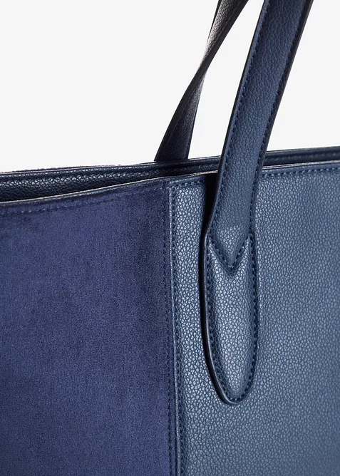 Grand cabas bi-mati&egrave;re, bonprix