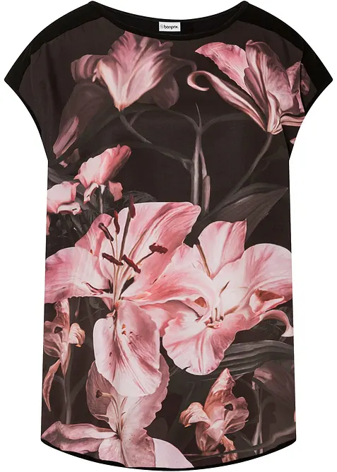 Bedrucktes Shirt aus softem Viskose-Mix, bonprix