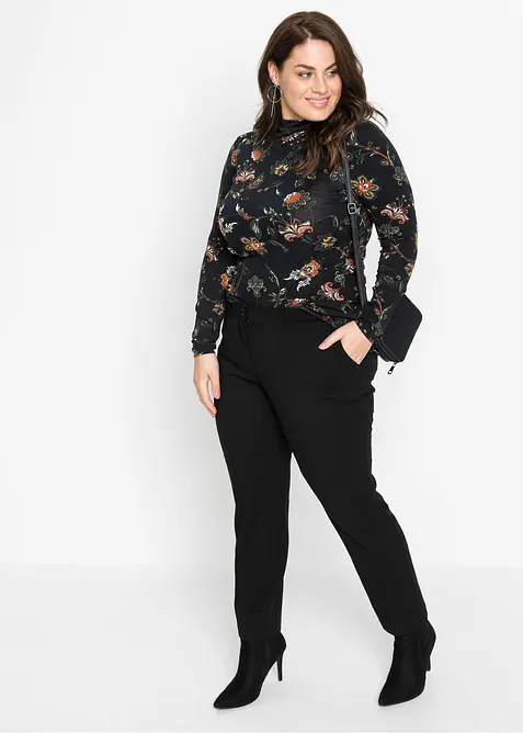 Langarmshirt mit Rollkragen, bonprix