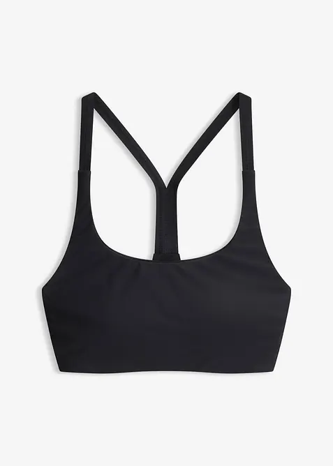 Sport Bustier-Bikinioberteil aus schnelltrocknendem Material, bonprix