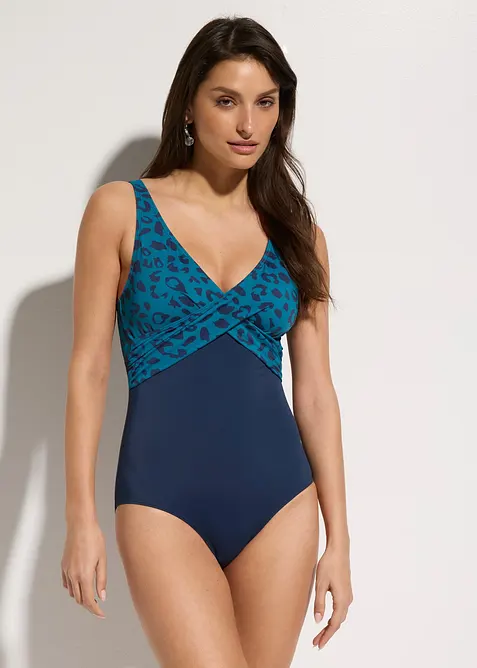 Maillot 1 pi&egrave;ce en polyamide recycl&eacute;, bonprix