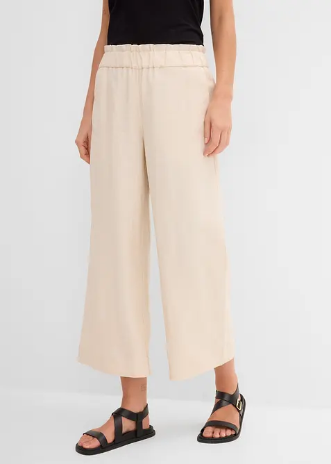 Leinen-Culotte, wadenlang, bonprix