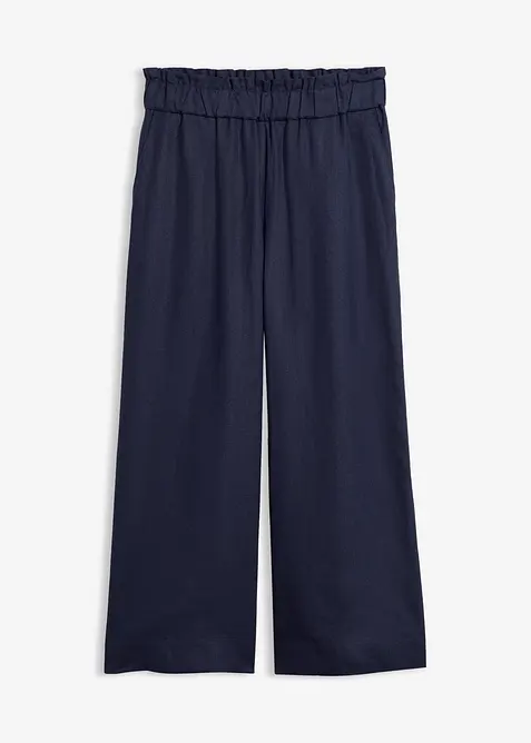 Pantalon large, longueur mollet, bonprix