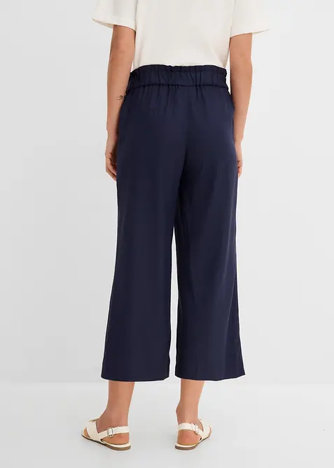 Pantalon large, longueur mollet, bonprix
