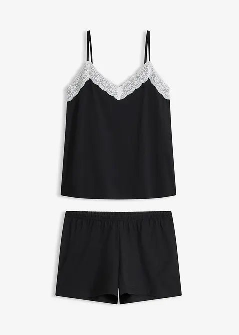Shorty mit feiner Spitze, bonprix