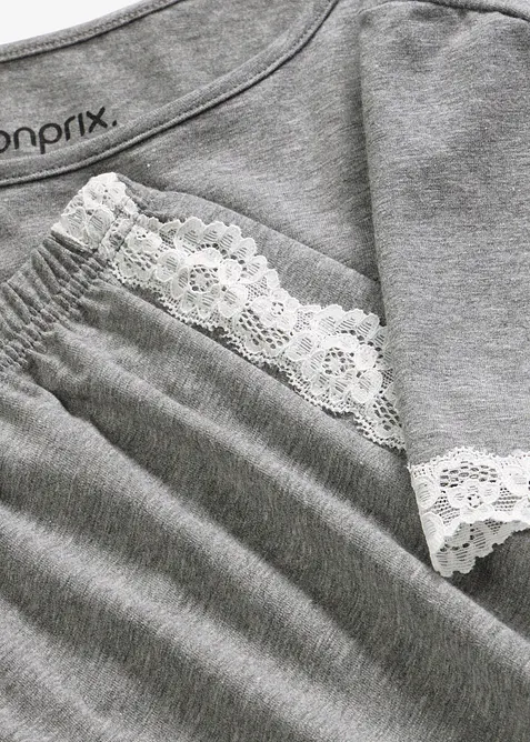 Pyjashort avec dentelle, bonprix
