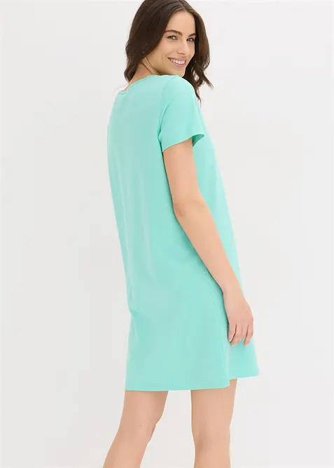 Lot de 2 chemises de nuit 100% coton, bonprix