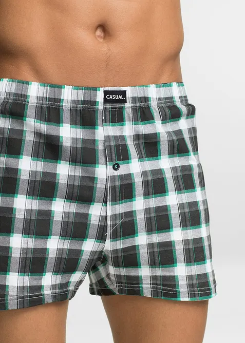 Lockere Jersey Boxershorts aus Baumwolle (3er Pack), bonprix