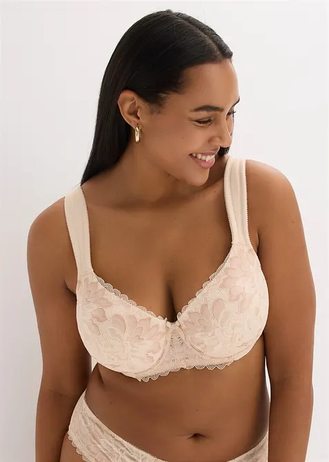 Soutien-gorge &agrave; coques et bretelles rembourr&eacute;es, bonprix