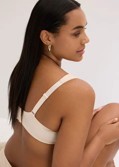 Soutien-gorge &agrave; coques et bretelles rembourr&eacute;es, bonprix