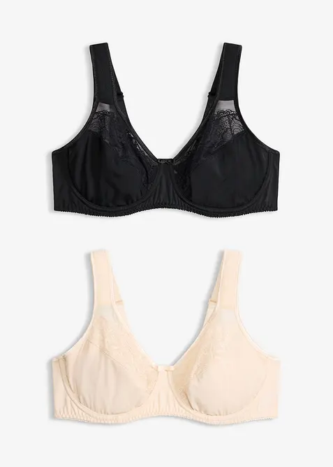 Minimizer-BH mit gepolsterten Tr&auml;gern (2er Pack), bonprix