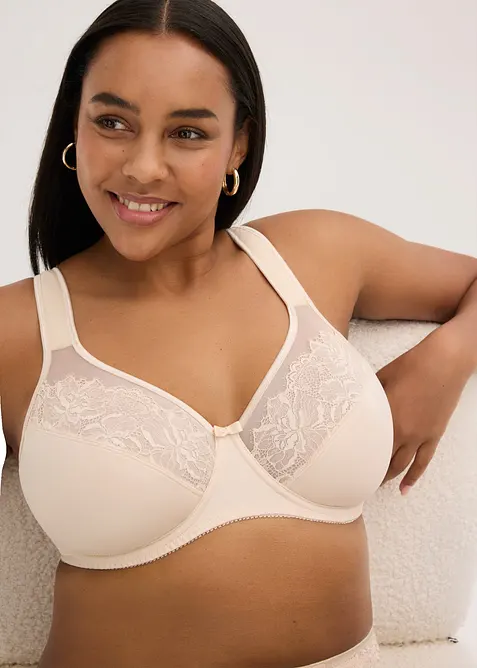 Lot de 2 soutiens-gorge minimiseurs &agrave; bretelles rembourr&eacute;es, bonprix