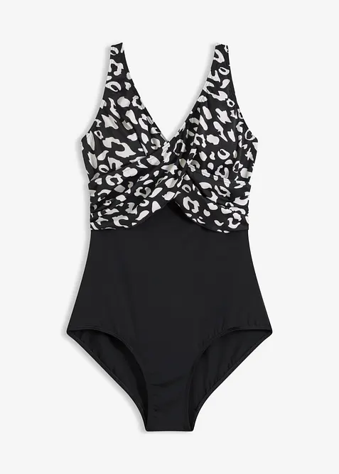 Maillot 1 pi&egrave;ce en polyamide recycl&eacute;, bonprix