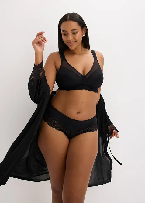 Soutien-gorge minimiseur sans armatures, bretelles rembourr&eacute;es, bonprix