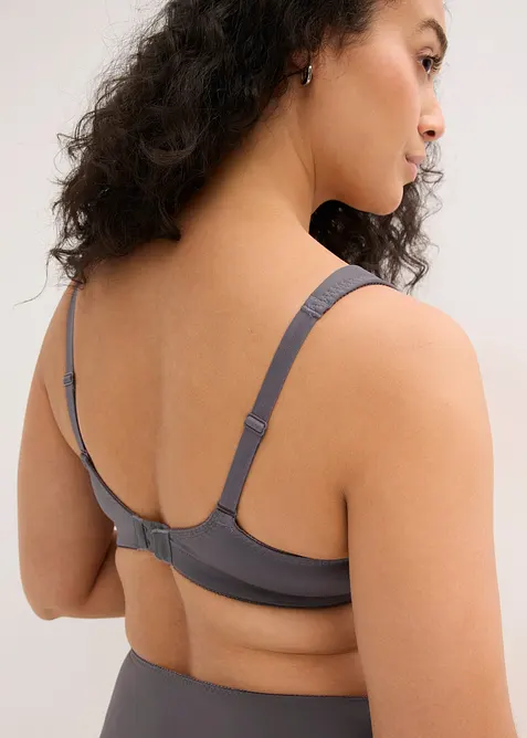 Soutien-gorge grand maintien sans armatures, bretelles rembourr&eacute;es, bonprix