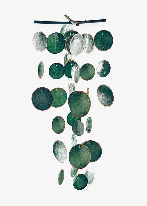 Boltze Windspiel mit Capizmuscheln, Boltze Home Collections