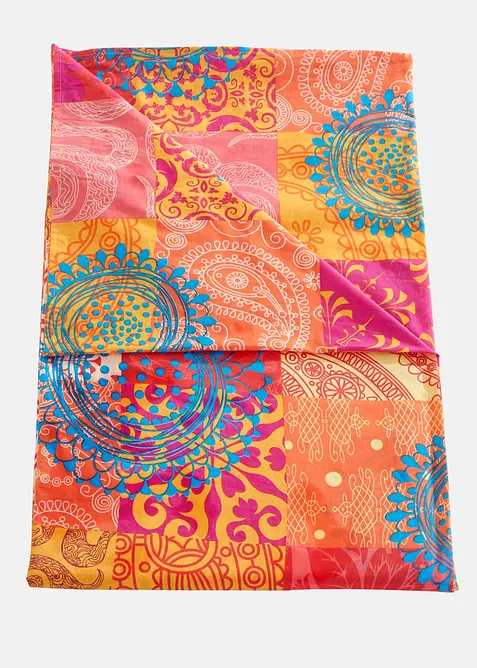 Plaid imprim&eacute; patchwork, bonprix