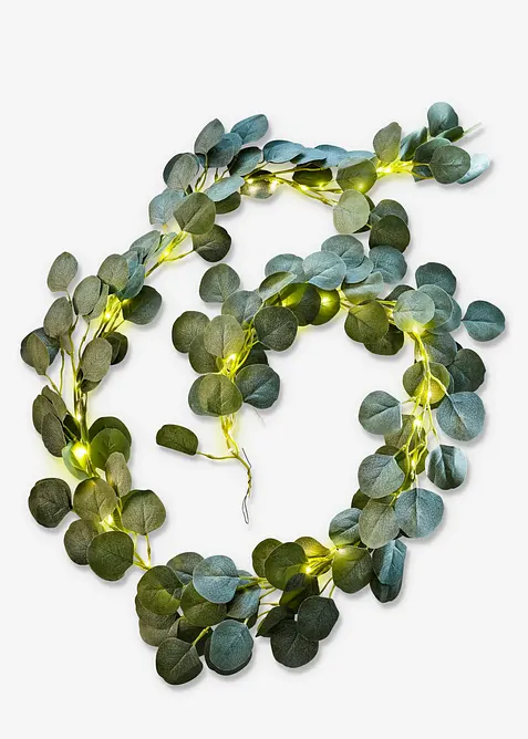 LED-Kunstblumengirlande mit Eukalyptusbl&auml;ttern, bonprix