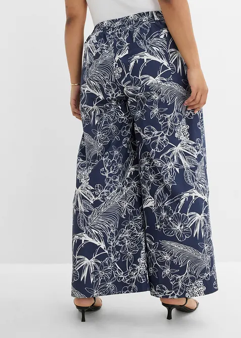 Marlenehose aus reiner Baumwolle, bonprix