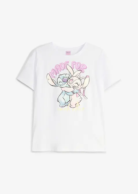 T-shirt Disney Stitch 100% coton, Lilo & Stitch