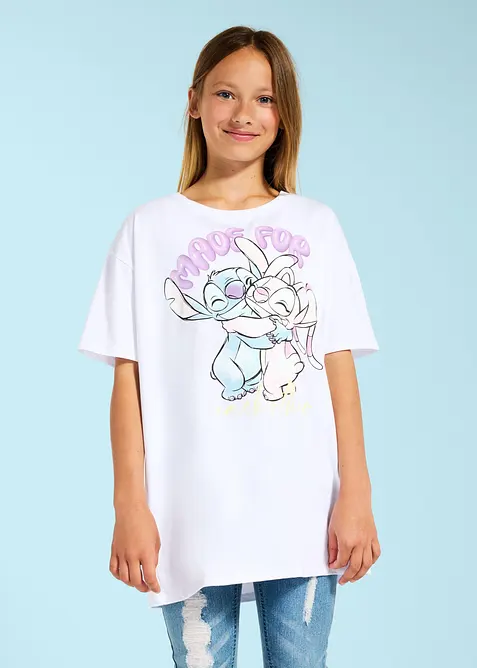 T-shirt Disney Stitch 100% coton, Lilo & Stitch