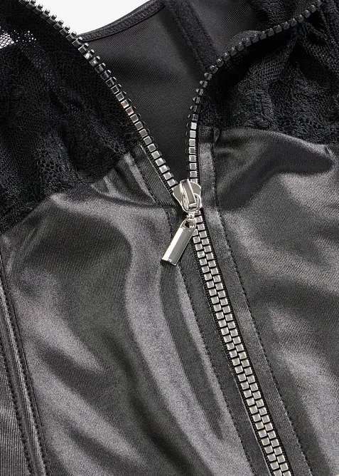 Gu&ecirc;pi&egrave;re avec porte-jarretelles et string (ens. 2&nbsp;pces), bonprix