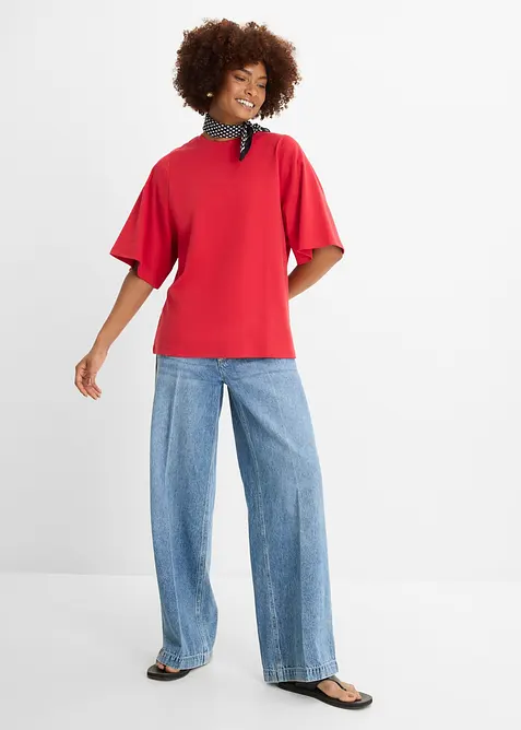 Oversize-Shirt aus reiner Bio-Baumwolle, bonprix