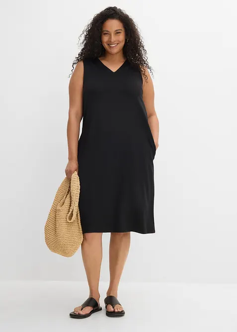 Shirtkleid aus Punto di Roma, bonprix