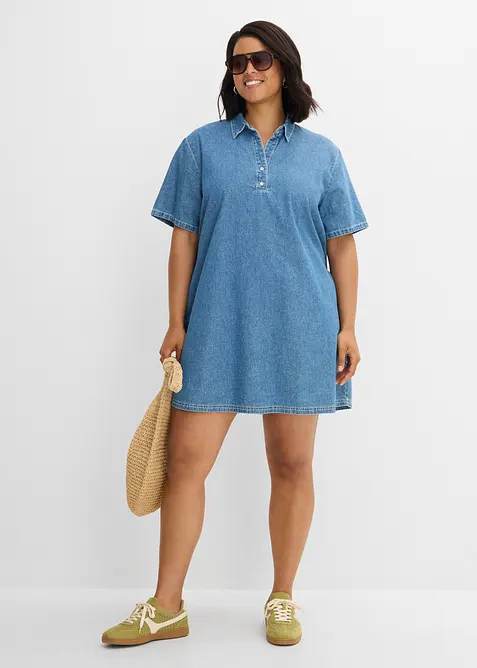 Jeanskleid aus Bio-Baumwolle, bonprix