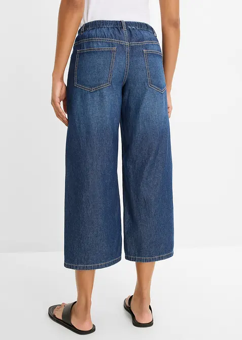 Wide-Leg-Jeans, cropped, bonprix