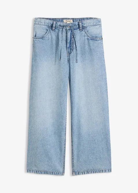 Wide-Leg-Jeans, cropped, bonprix