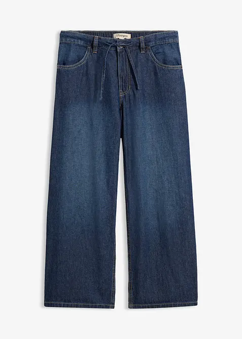 Wide-Leg-Jeans, cropped, bonprix