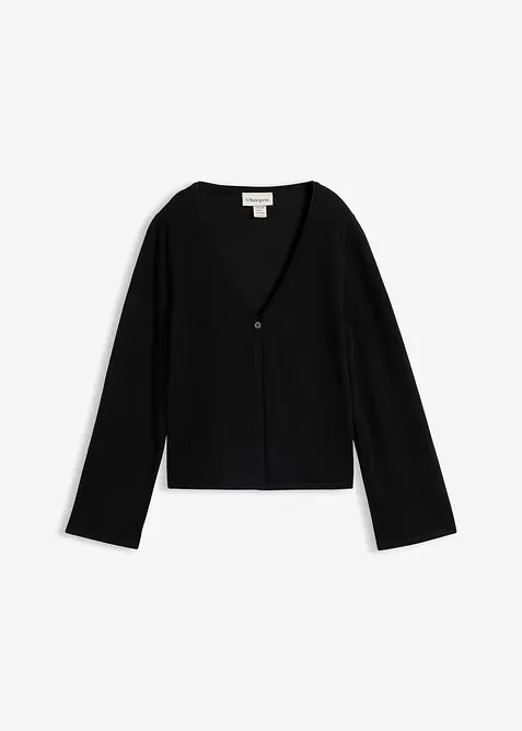 Feinstrickjacke aus Baumwoll-Mix, bonprix