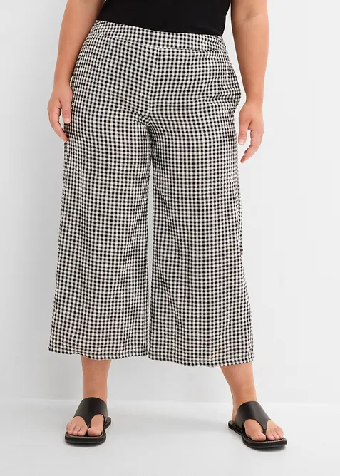 Seersucker-Schlupfhose aus reiner Baumwolle, bonprix