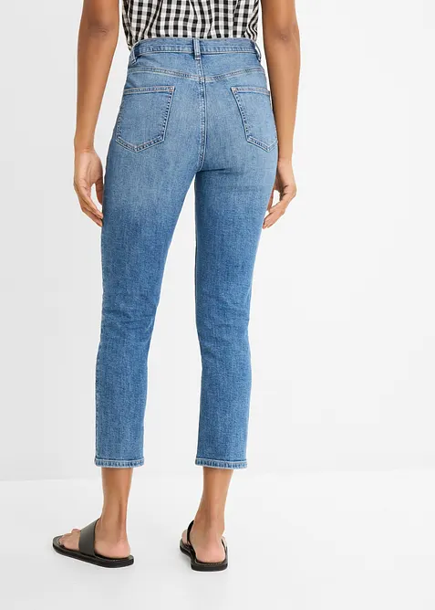 Slim-Fit-Jeans High Waist cropped, bonprix