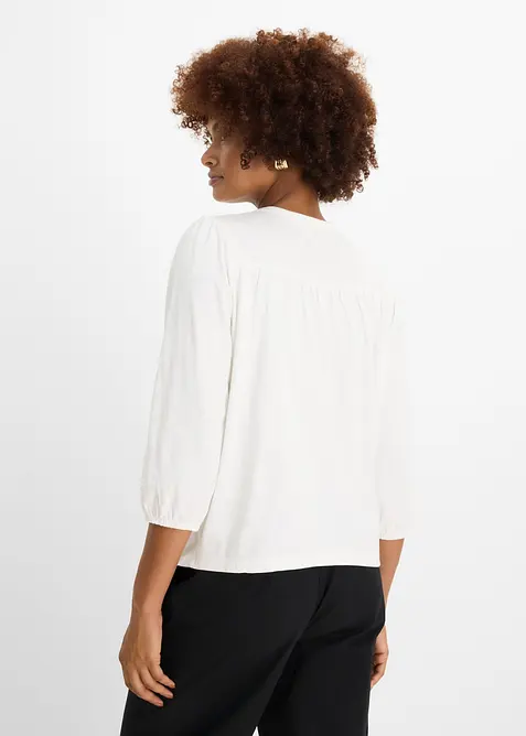 Shirtbluse aus reiner Bio-Baumwolle, bonprix