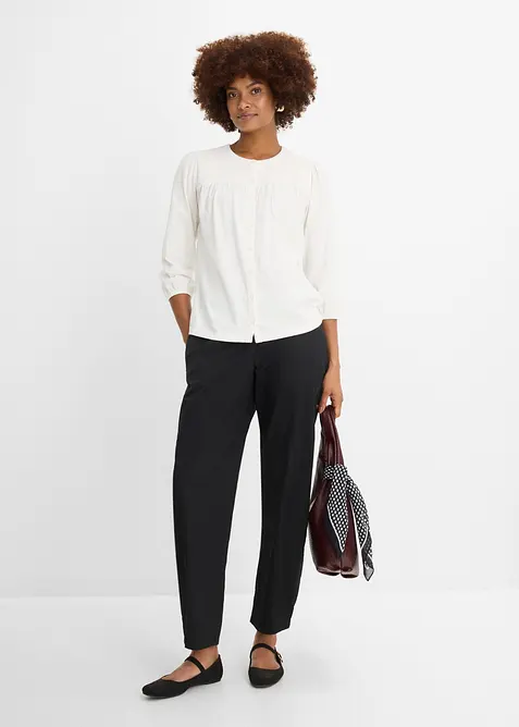 Shirtbluse aus reiner Bio-Baumwolle, bonprix