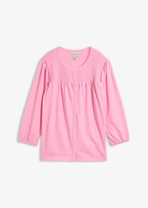 Shirtbluse aus reiner Bio-Baumwolle, bonprix