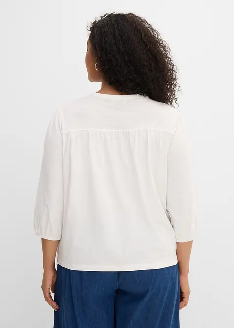 Shirtbluse aus reiner Bio-Baumwolle, bonprix