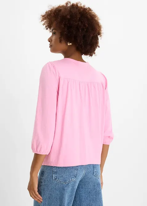 Shirtbluse aus reiner Bio-Baumwolle, bonprix