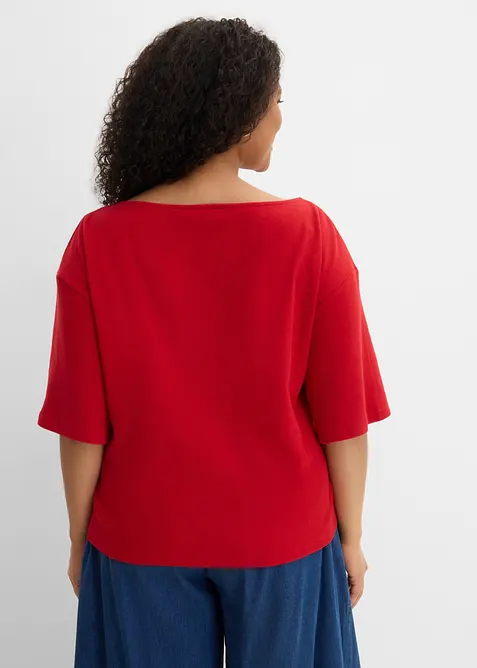 T-shirt en coton gaufr&eacute;, bonprix