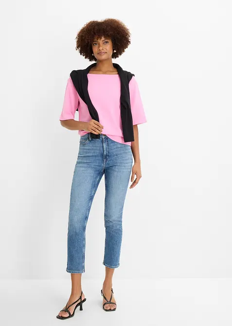 Shirt aus Bio-Baumwolle in Waffeloptik, bonprix