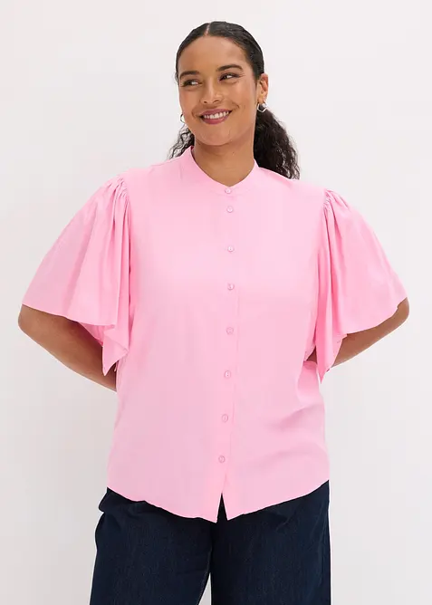 Bluse aus flie&szlig;ender Viskose, bonprix