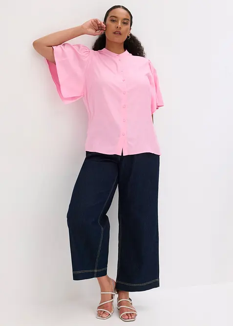 Bluse aus flie&szlig;ender Viskose, bonprix