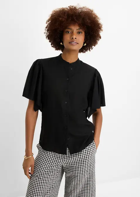 Bluse aus flie&szlig;ender Viskose, bonprix