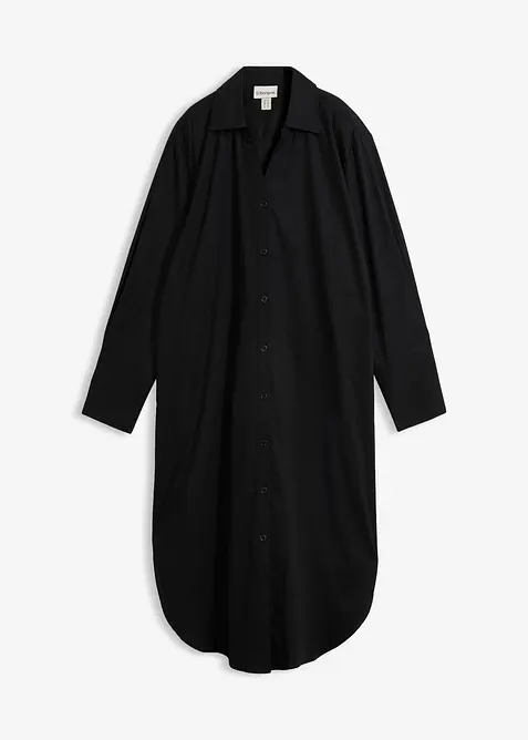 Hemdblusenkleid aus Baumwolle, bonprix